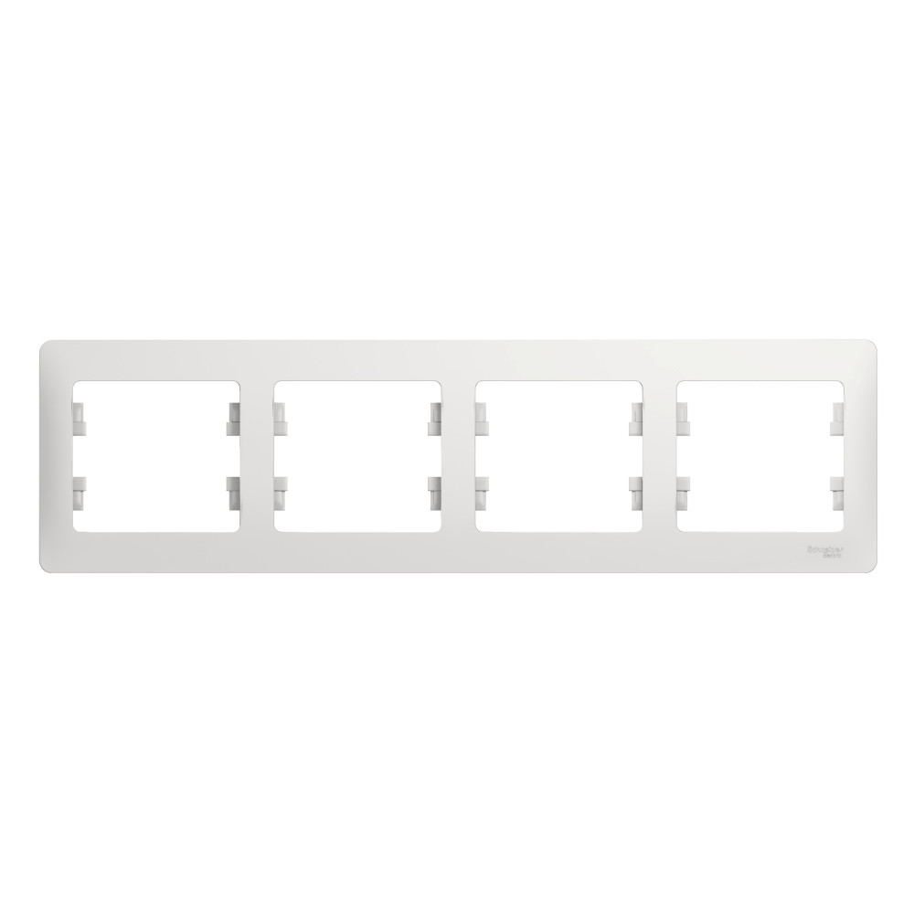 Рамка 4-ая Systeme Electric Glossa Белый GSL000104 в Санкт-Петербурге