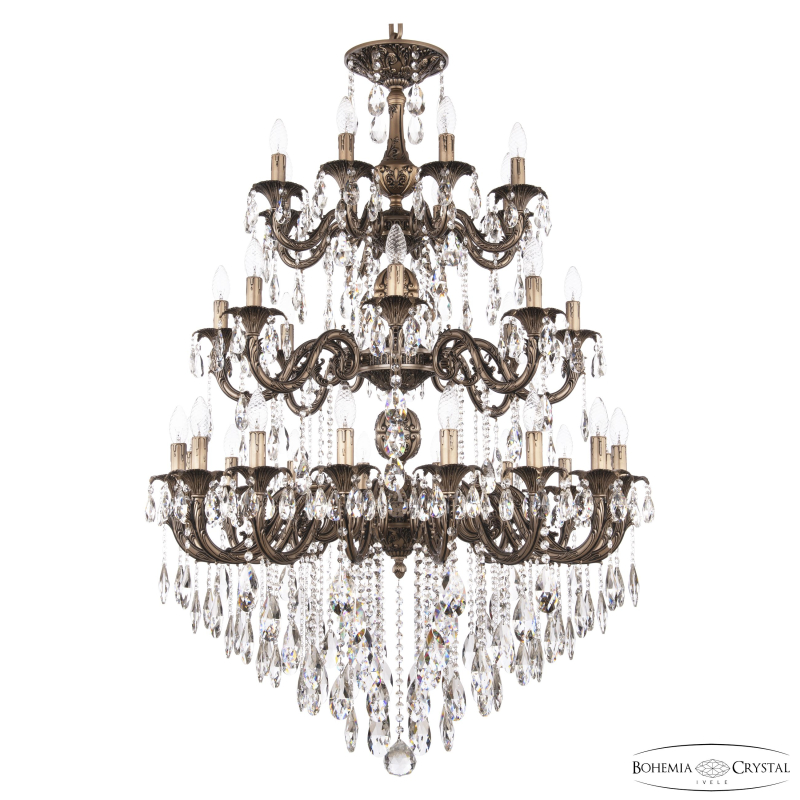 Подвесная люстра Bohemia Ivele Crystal AL79101/16+8+8/300/3d B SGB в Санкт-Петербурге