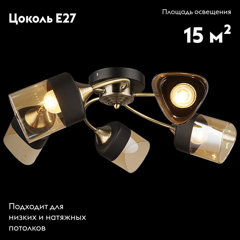 Потолочная люстра Reluce 04153-0.3-05 в Санкт-Петербурге