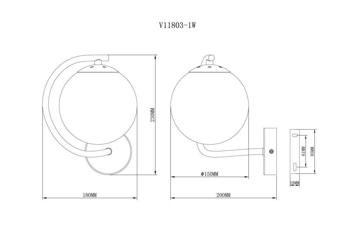 Бра Moderli Circle V11803-1W в Санкт-Петербурге