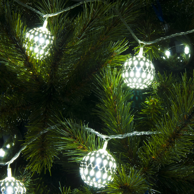 Светодиодная нить Eurosvet 400-003 хром/белый с эффектом мерцания 2,8м IP20 в #REGION_NAME_DECLINE_PP#