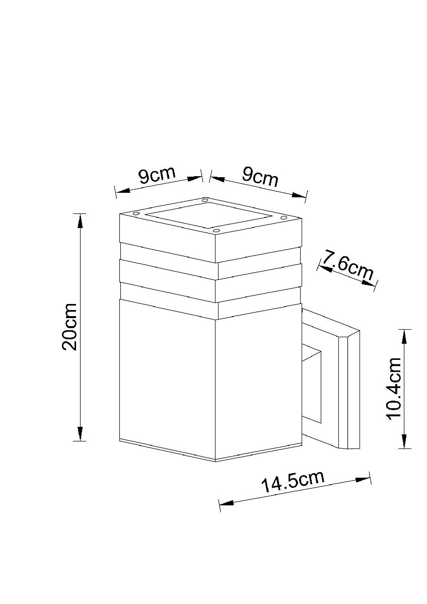 Уличный настенный светильник Arte Lamp Heather A4413AL-1BK в Санкт-Петербурге