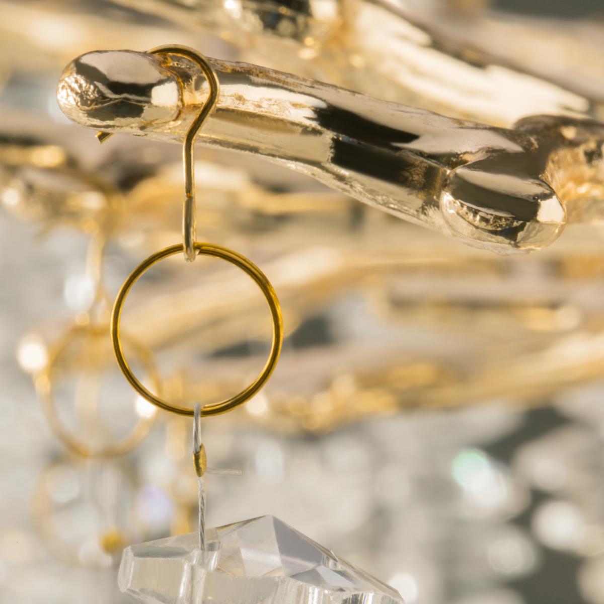 Люстра на штанге Freya Mineral FR1010CL-08G в #REGION_NAME_DECLINE_PP#