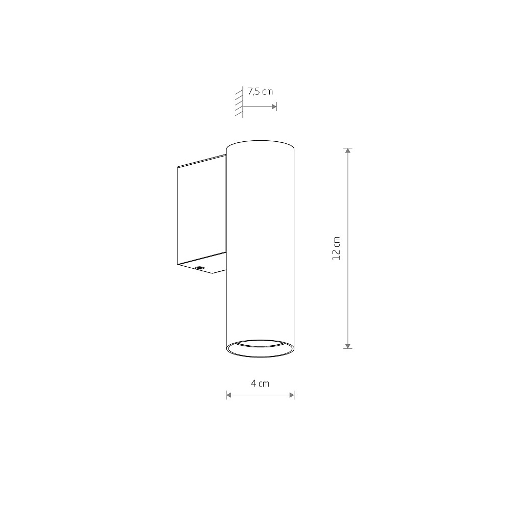 Настенный светильник Nowodvorski Fourty Wall S Gray 10888 в Санкт-Петербурге