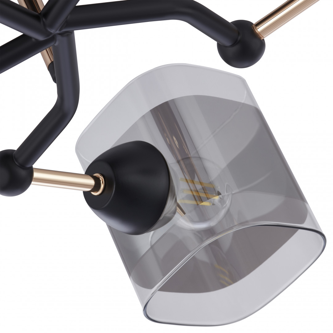 Потолочная люстра Arte Milano Amalfi 324308/5 BK+FG в Санкт-Петербурге