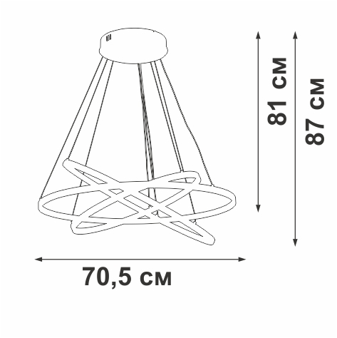 Подвесная люстра Vitaluce V2516DT-8/3S в Санкт-Петербурге