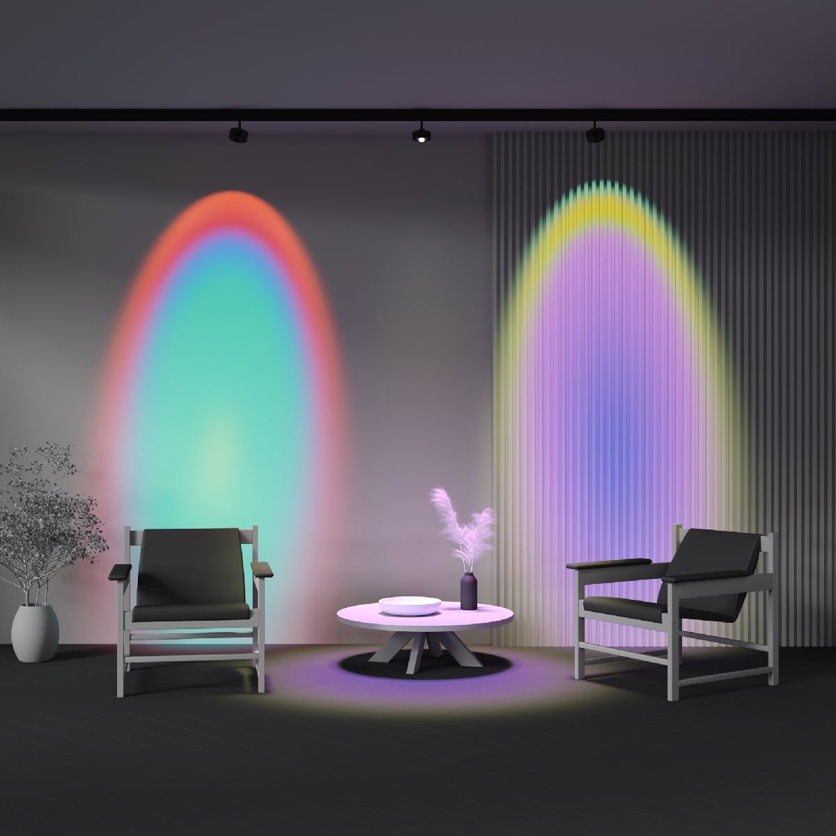 Трековый магнитный светильник Maytoni Lens TR217-2-15W4K-B в Санкт-Петербурге