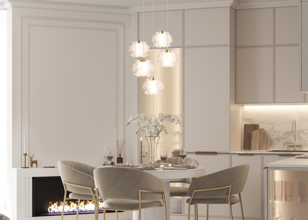 Подвесной светильник Freya Flower FR5579PL-L40BS в #REGION_NAME_DECLINE_PP#