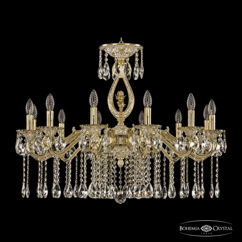 Подвесная люстра Bohemia Ivele Crystal Verona 72402/12/300 A GW FA3B в Санкт-Петербурге