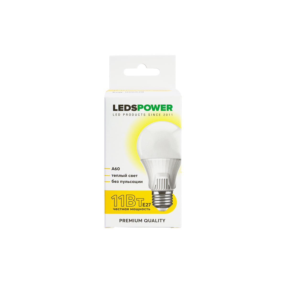 Светодиодная лампа LEDS POWER A60 E27 11Вт 3000К 006628 в Санкт-Петербурге
