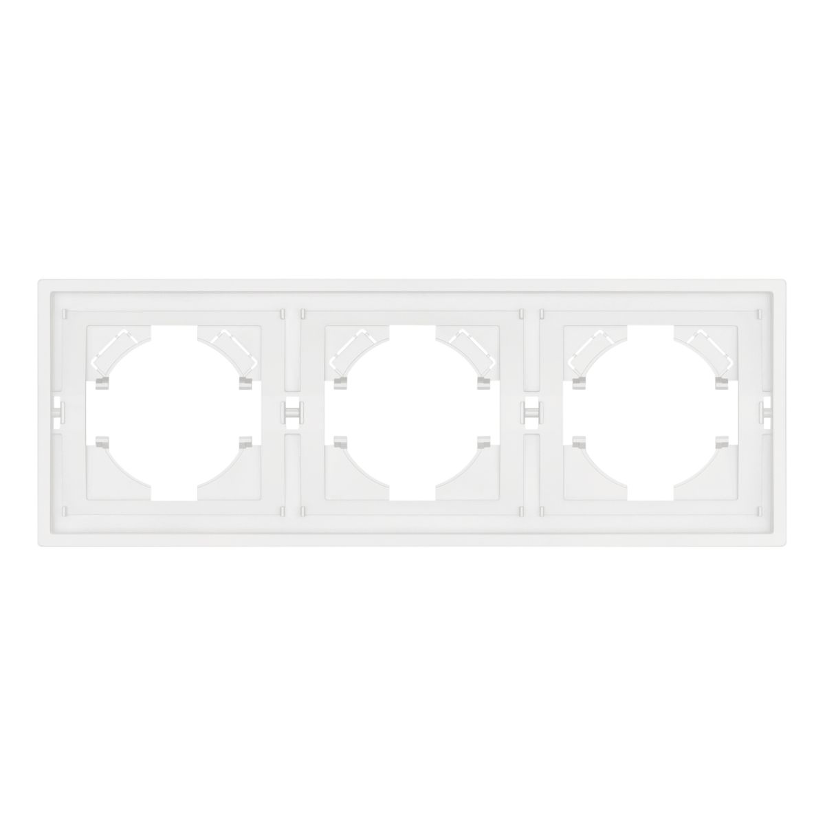 Рамка пластиковая на 3 поста Arlight FRM-TENDO-SFPL-3-WH 054653 в Санкт-Петербурге