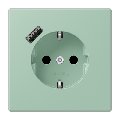 Розетка 2K+З USB Typ A Jung LC1520-18A217 в Санкт-Петербурге