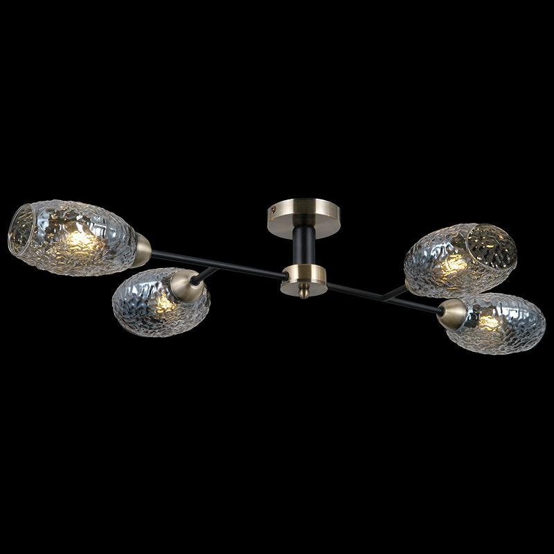 Люстра на штанге Illumico IL0285-4CSQ-79 BK AB УЦ в Санкт-Петербурге