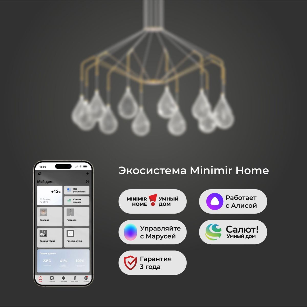 Подвесная люстра Eurosvet Birne 201002/12 латунь Smart a071499 в Санкт-Петербурге