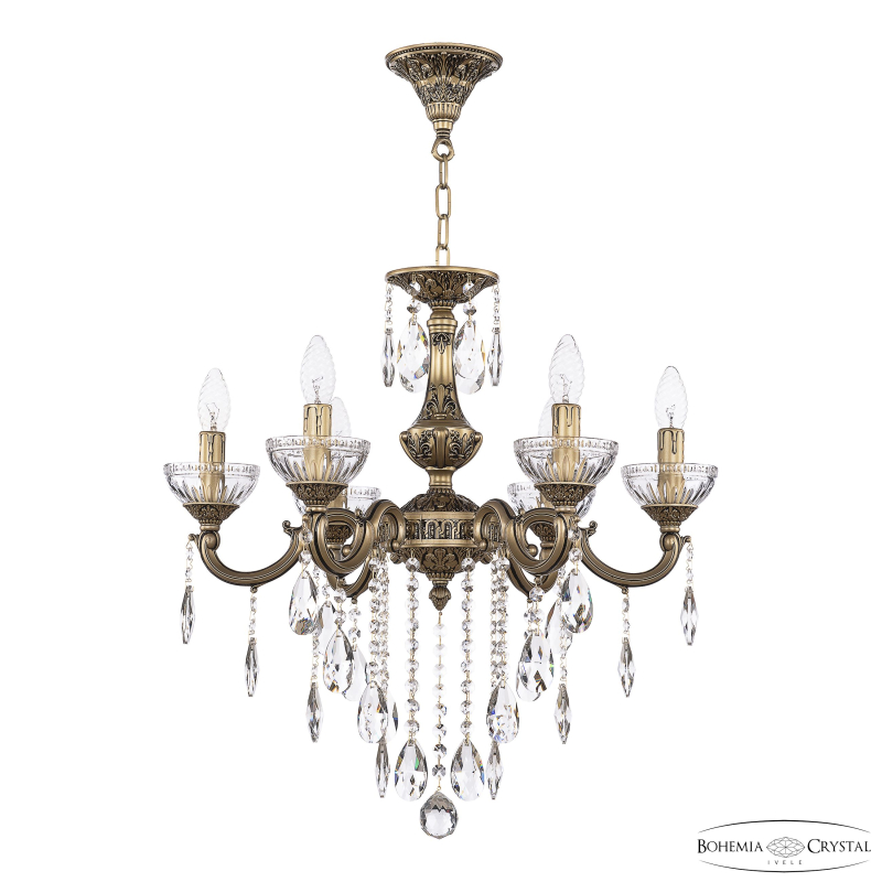 Подвесная люстра Bohemia Ivele Crystal AL78101/6/175 B AGB P Clear/M-1G в Санкт-Петербурге