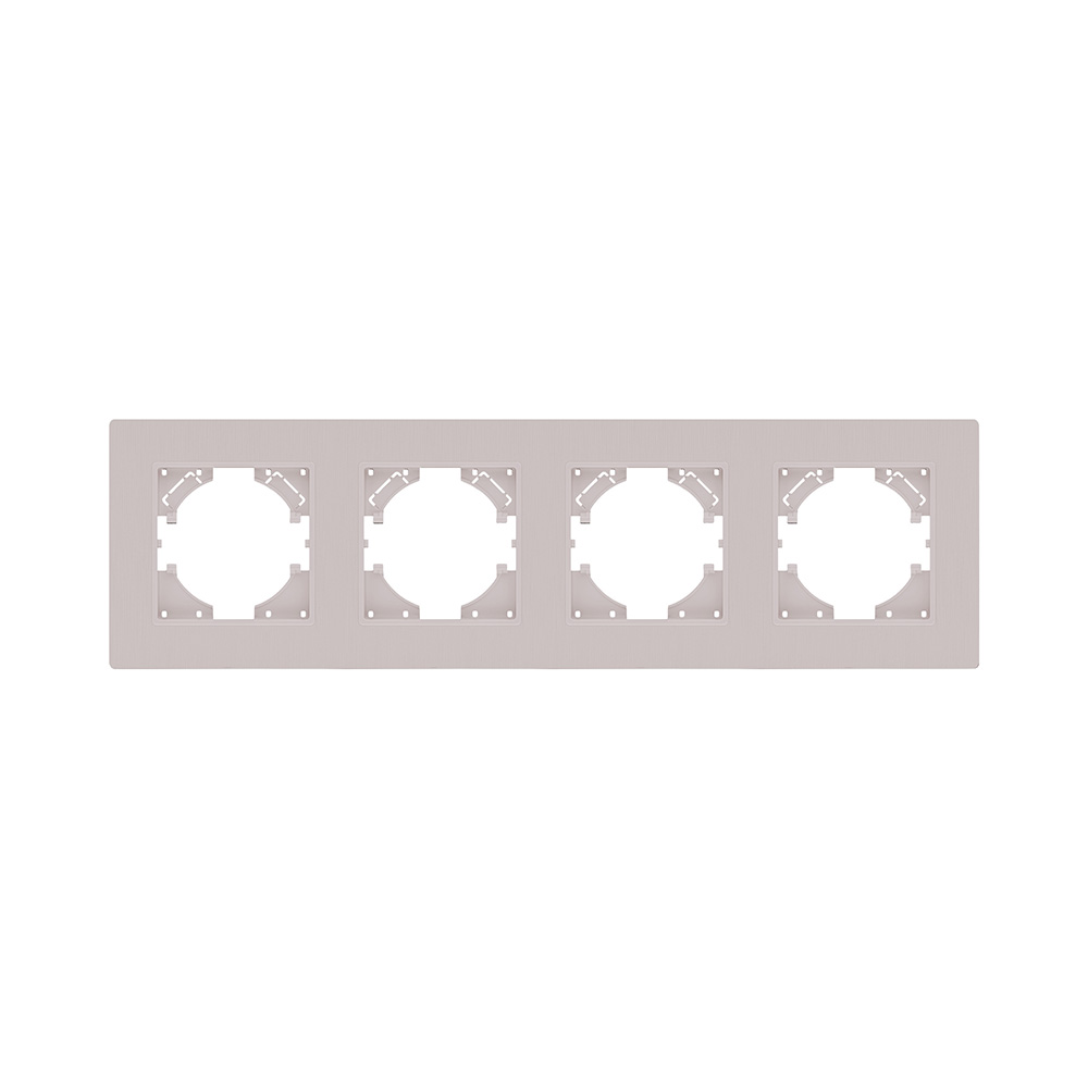 Рамка 4-постовая, кашемир матовый Kollinger Eleganz Plex EP4CM в #REGION_NAME_DECLINE_PP#