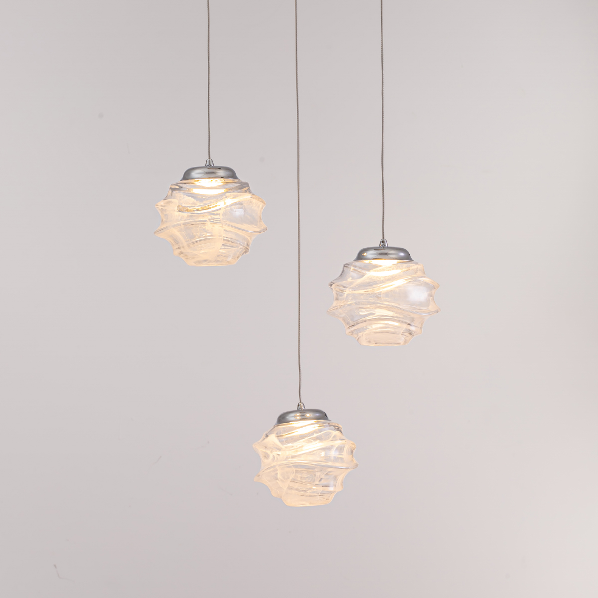 Подвесной светильник Delight Collection MD25030003-3A chrome/clear в Санкт-Петербурге