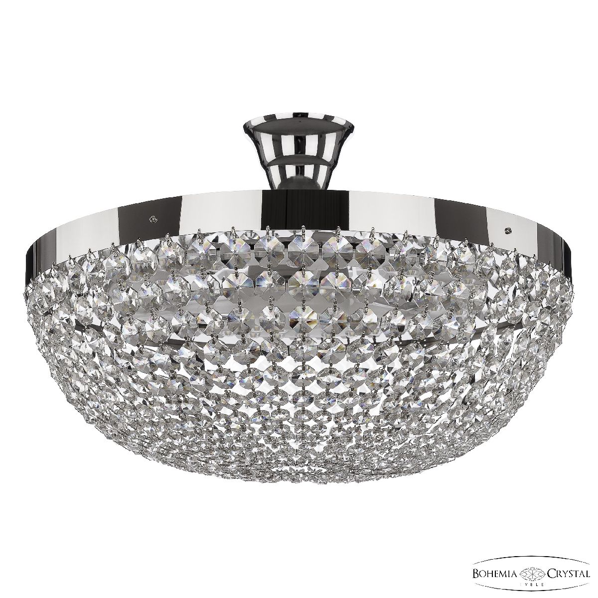 Потолочная люстра классика Bohemia Ivele Crystal 19291/45NZ/LED-DIM Ni в Санкт-Петербурге