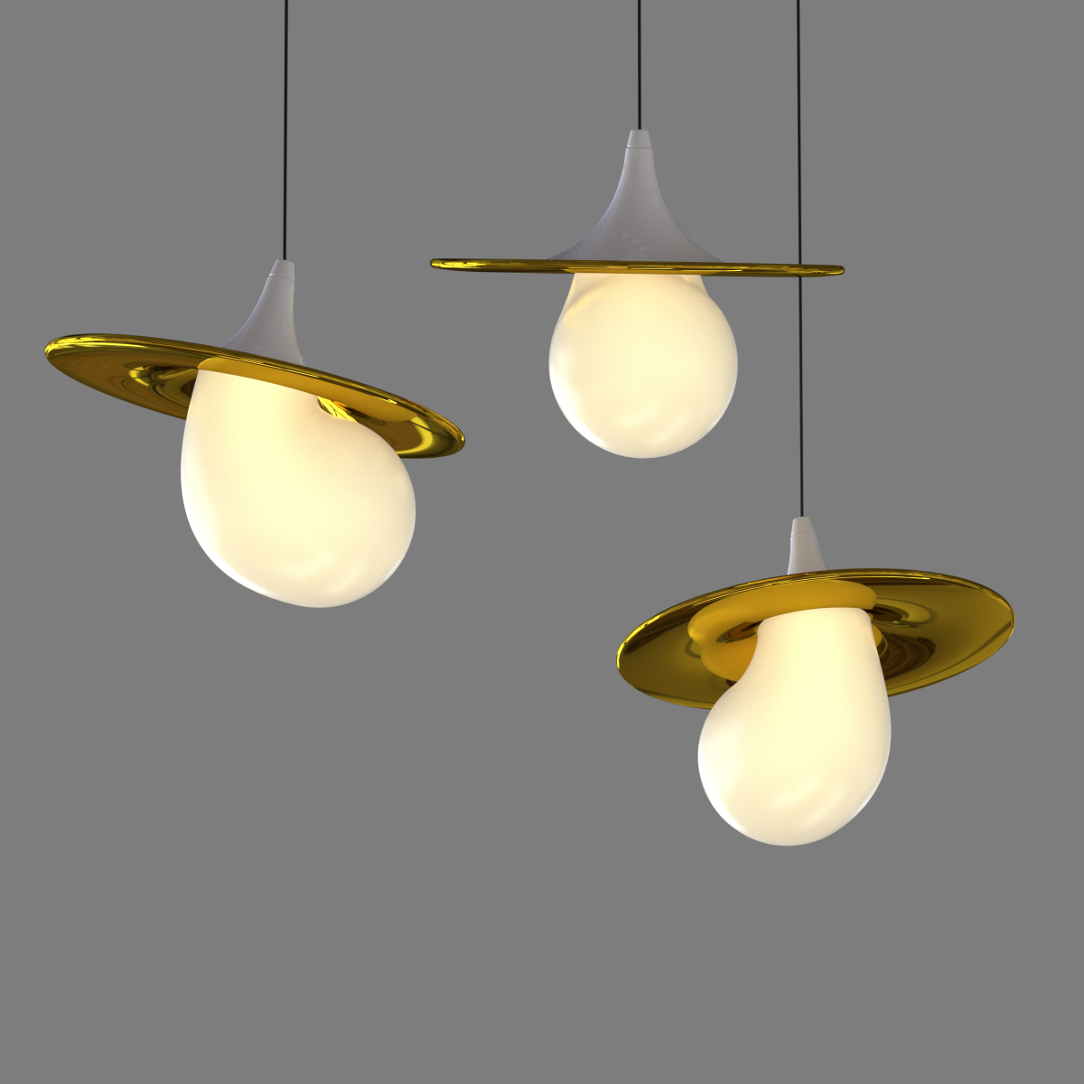 Подвесной светильник Delight Collection 10238P/1 gold/white в Санкт-Петербурге