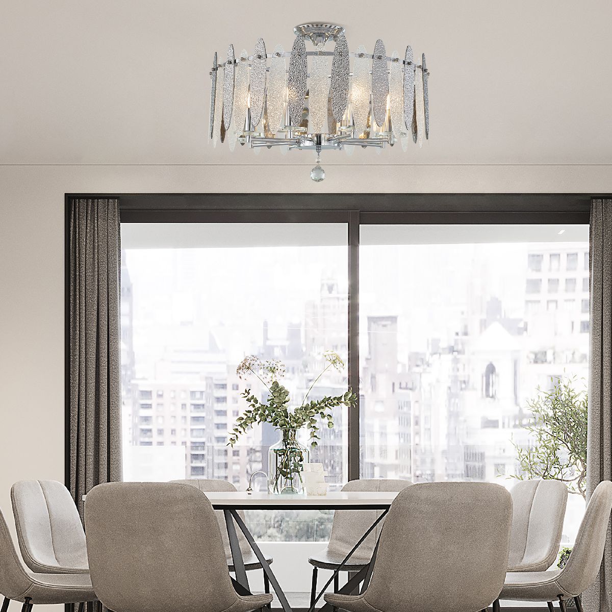 Потолочная люстра Arte Milano Sorrento 373309/8/80/570 CR в Санкт-Петербурге