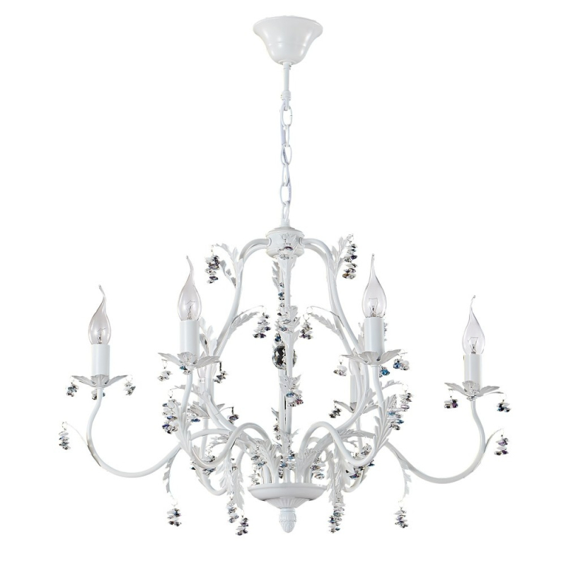 Подвесная люстра Crystal Lux CRISTINA SP6 WHITE в #REGION_NAME_DECLINE_PP#