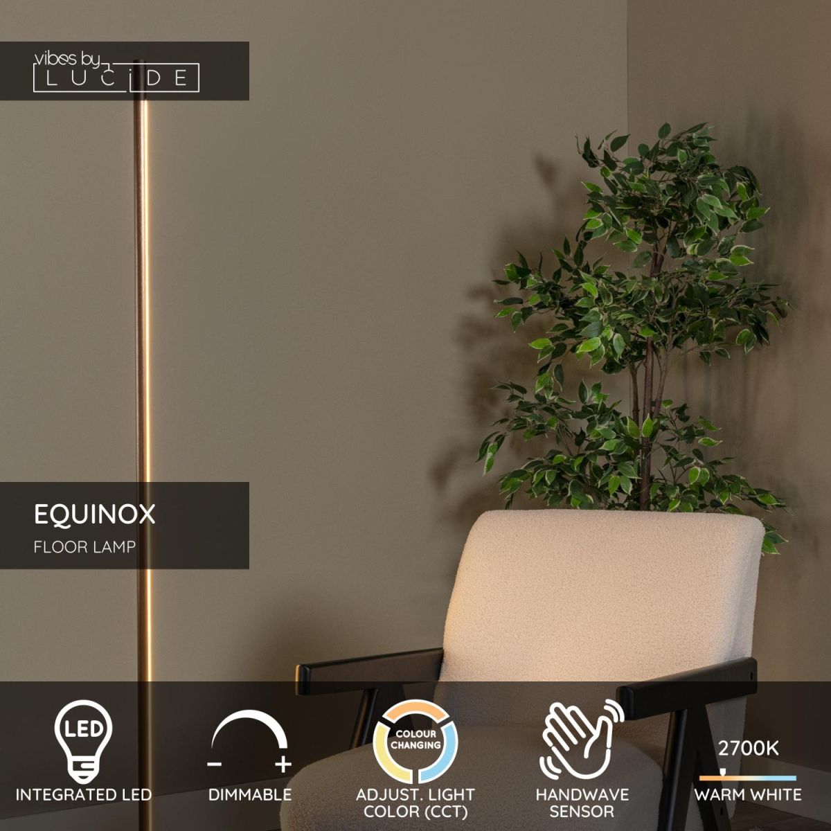 Торшер Lucide Equinox 29700/26/96 в Санкт-Петербурге