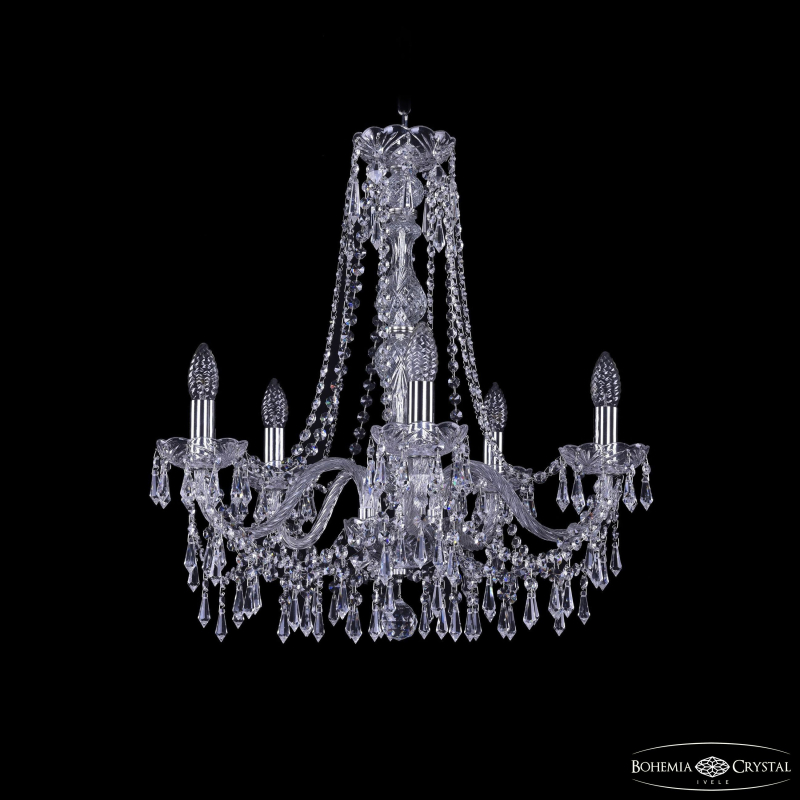 Подвесная люстра Bohemia Ivele Crystal 1403/5/195/h-60 Ni в Санкт-Петербурге
