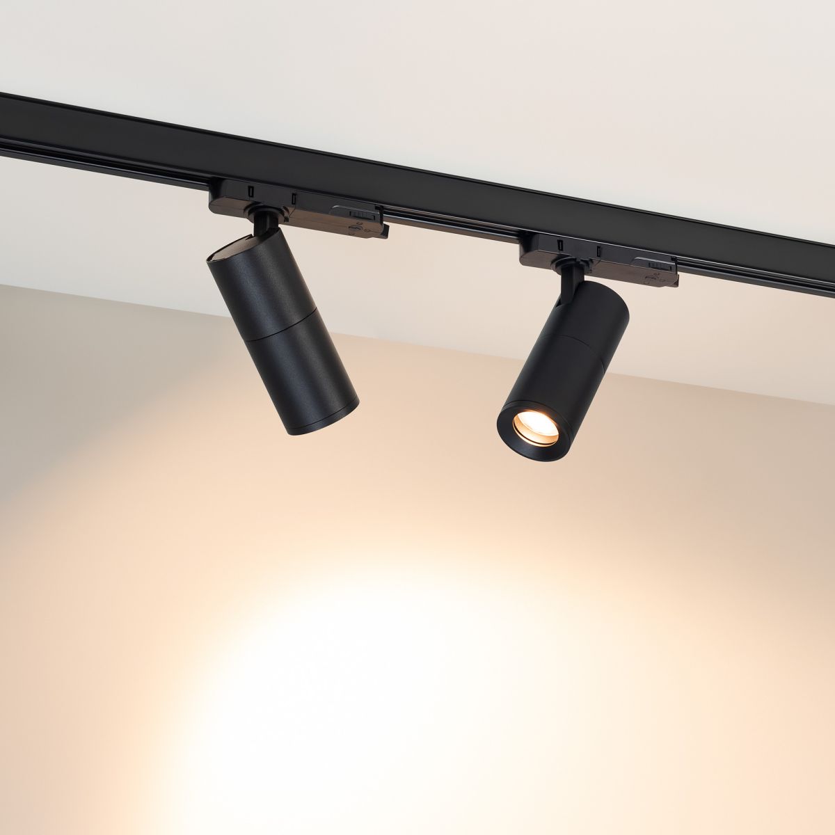 Трековый трехфазный светильник Arlight LGD-ARTEMIS-TRACK-4TR-R55-12W Warm3000 (BK, 8-80 deg, 230V, TRIAC) (IP20 Металл) 058641 в Санкт-Петербурге