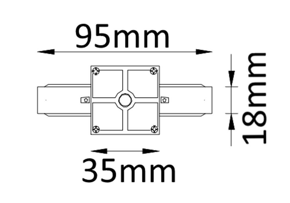 Соединитель линейный однофазный Crystal Lux CLT 0.211 01 BL в Санкт-Петербурге