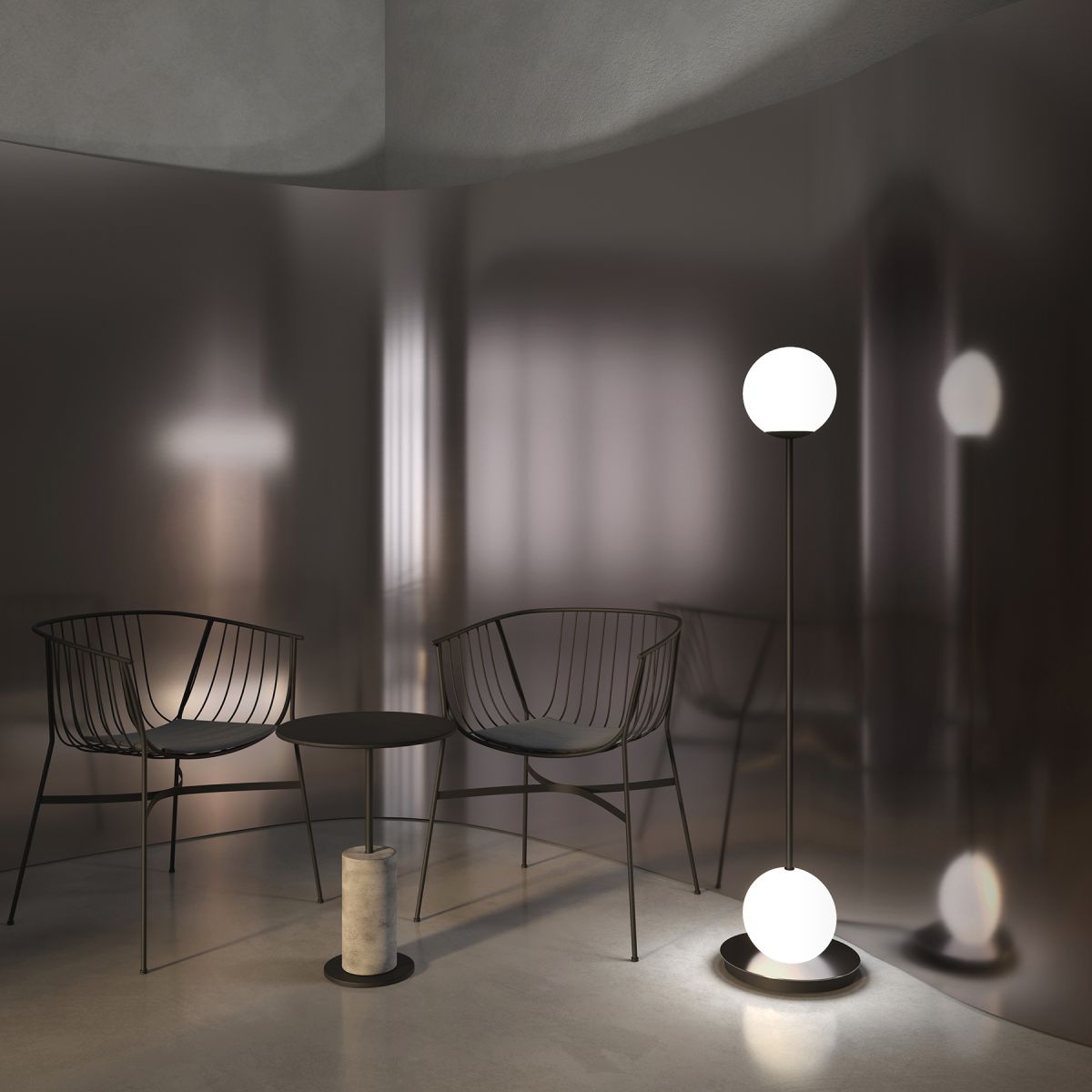 Торшер Maytoni Twins MOD427FL-L20B3K в #REGION_NAME_DECLINE_PP#