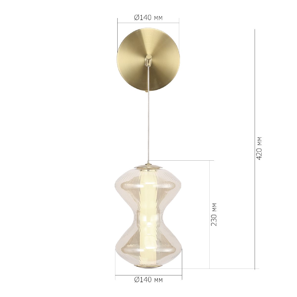 Бра LED ST Luce Spine SL6136.201.01 в Санкт-Петербурге