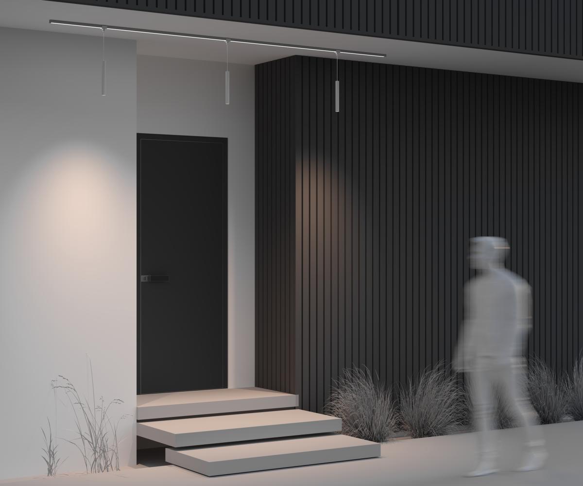 Уличный трековый светильник Maytoni Focus Led Elasity IP O-TR01-1-P-8WW3K в #REGION_NAME_DECLINE_PP#