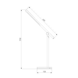 Настольная лампа Elektrostandard Vara TL70990 серебро 4690389136337 в Санкт-Петербурге