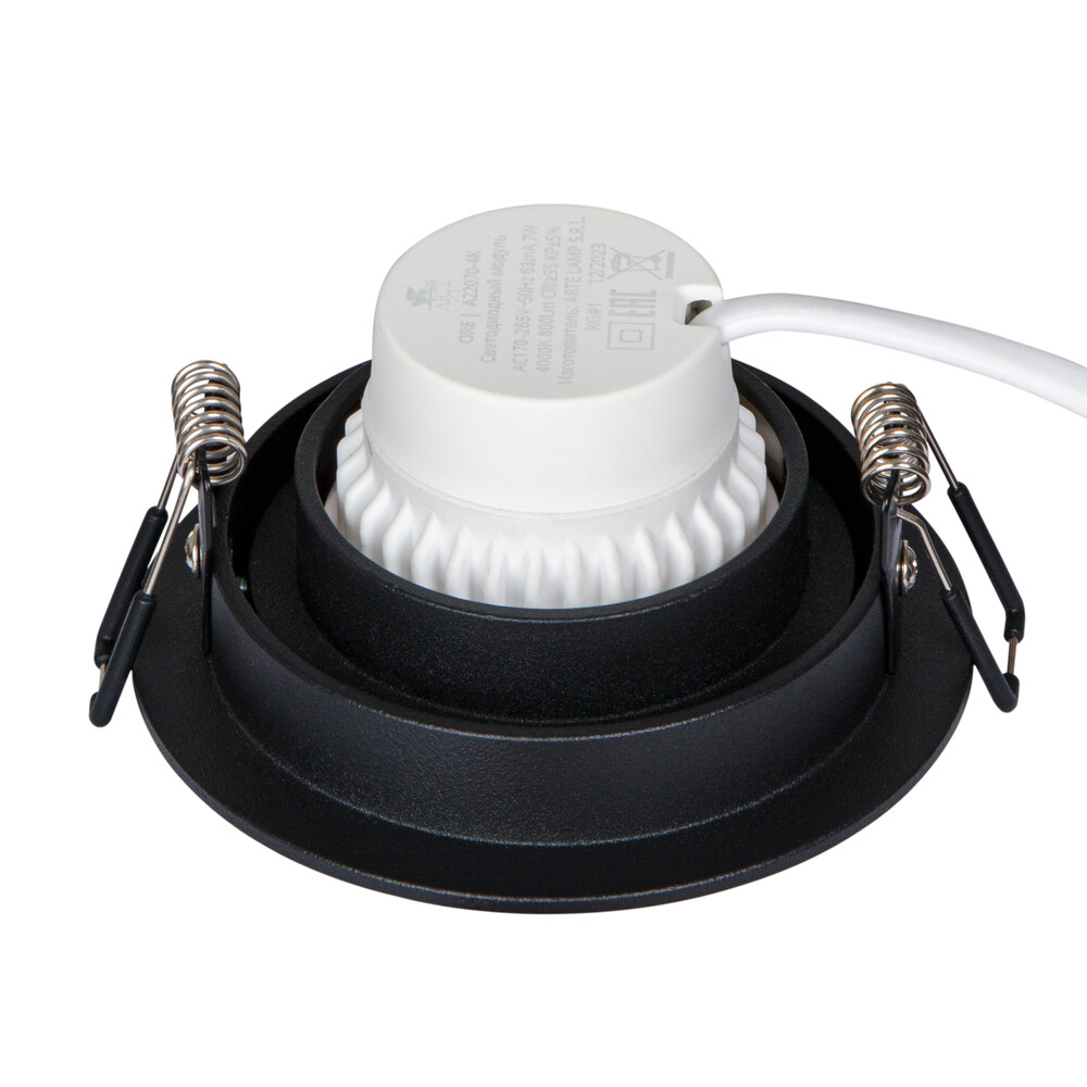 Встраиваемый светильник Arte Lamp Kant A9610PL-1BK в Санкт-Петербурге