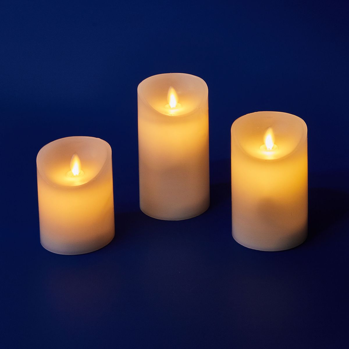 Набор свечей светодиодных Uniel ULD-F055 WARM WHITE RC CANDLE SET3 UL-00008623 в Санкт-Петербурге
