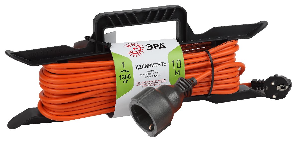 Удлинитель силовой Эра UFx-1e-3x0.75-10m Б0046825 в Санкт-Петербурге