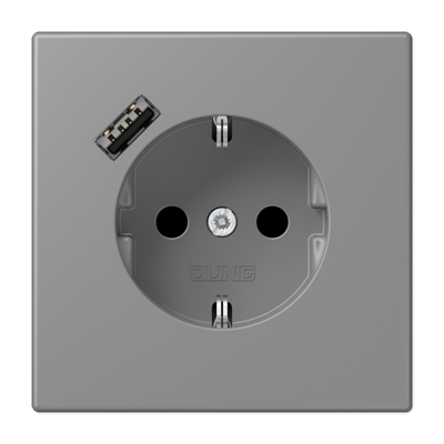Розетка 2K+З USB Typ A Jung LC1520-18A203 в Санкт-Петербурге