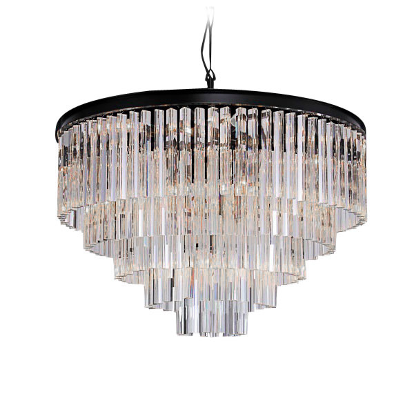 Подвесная люстра Delight Collection Odeon 10A black/clear в Санкт-Петербурге
