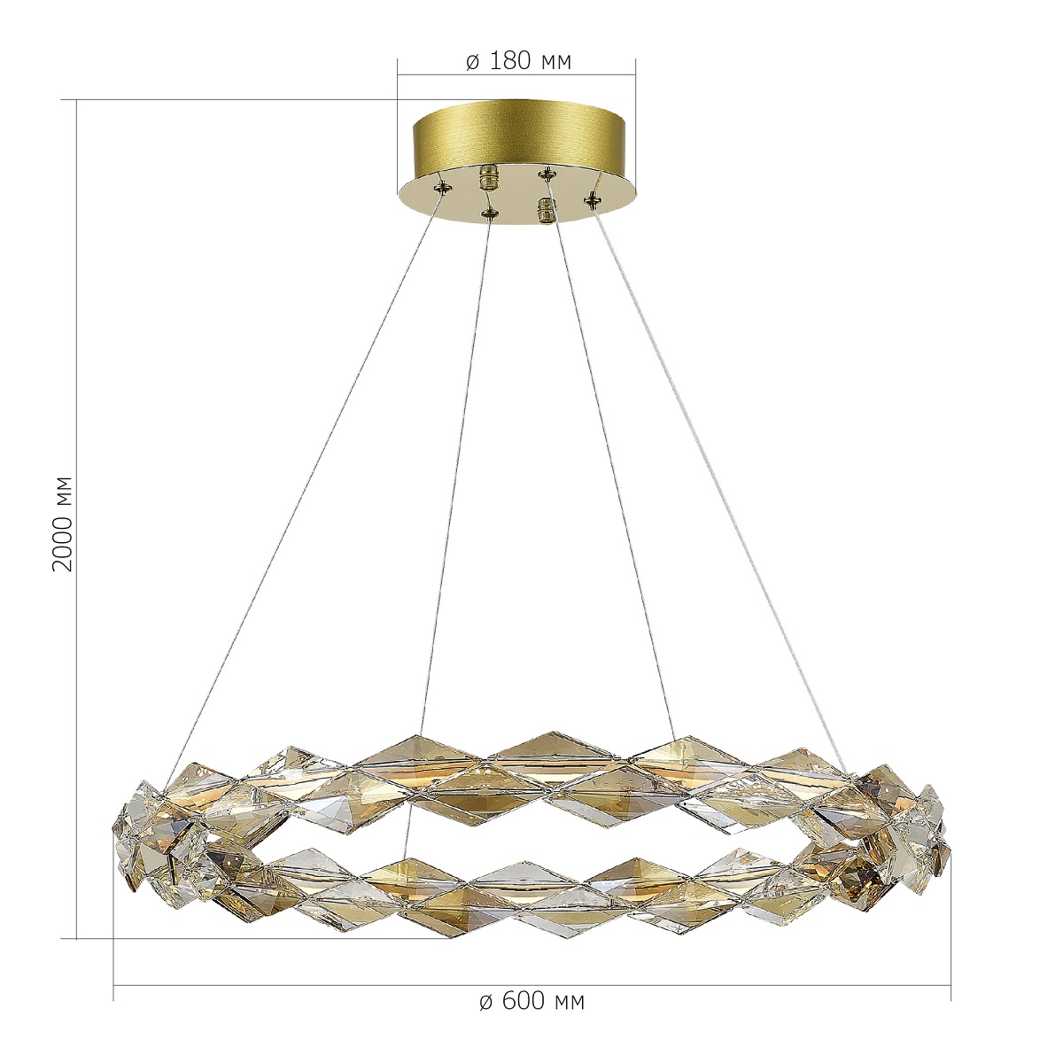 Подвесной светильник ST Luce Diamanta SL6009.203.01 в Санкт-Петербурге