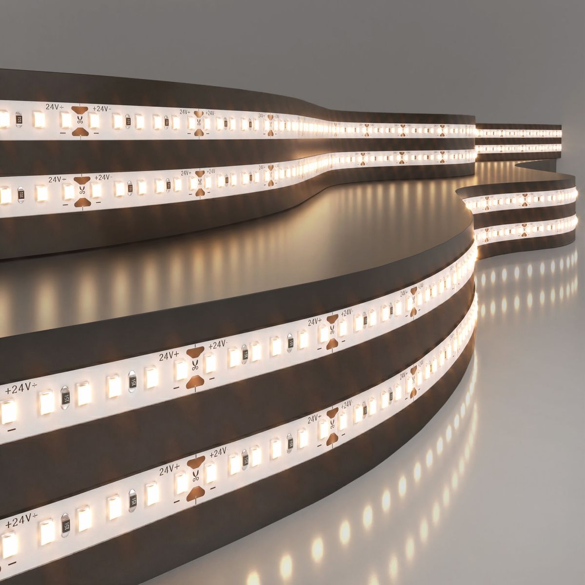 Светодиодная лента Elektrostandard 180Led 12 Вт IP20 3000K теплый белый, 5м 2835 24V 180Led 12W IP20 4690389221347 a072901 в Санкт-Петербурге