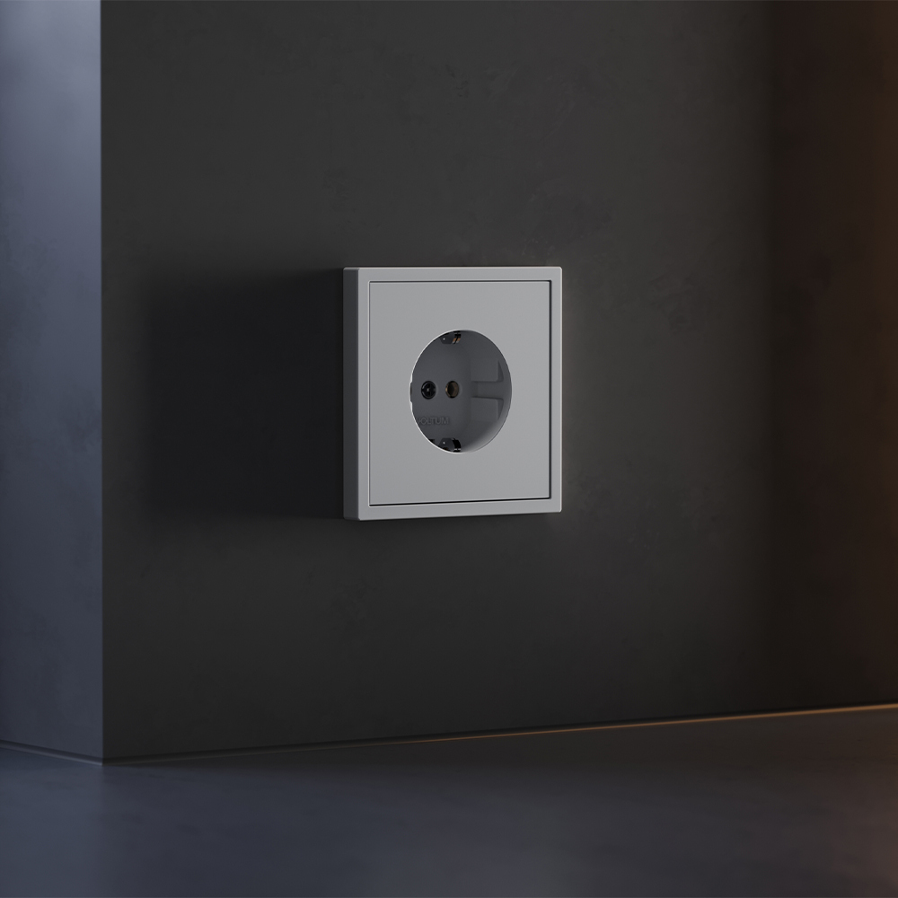 Накладка для розетки с заземлением Voltum S70 (серый) VLS000616 в #REGION_NAME_DECLINE_PP#