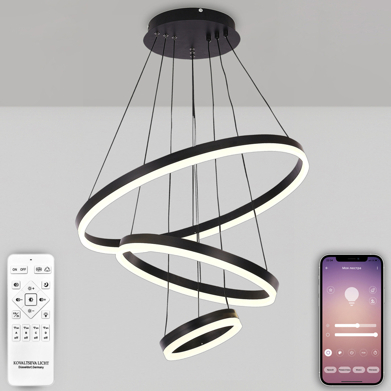 Подвесная люстра Natali Kovaltseva Oreol LED LAMPS 81278 в Санкт-Петербурге