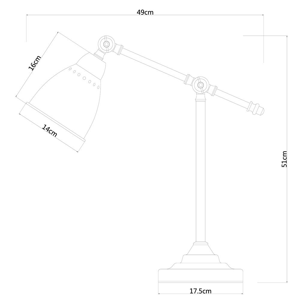 Настольная лампа Arte Lamp 43 A2054LT-1AB в #REGION_NAME_DECLINE_PP#