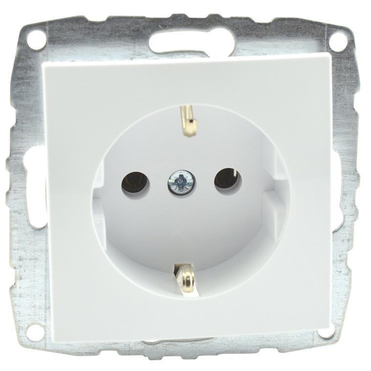 Розетка с заземлением Mono Electric Despina-Larissa 16А 250В белый 500-001921-117 в Санкт-Петербурге