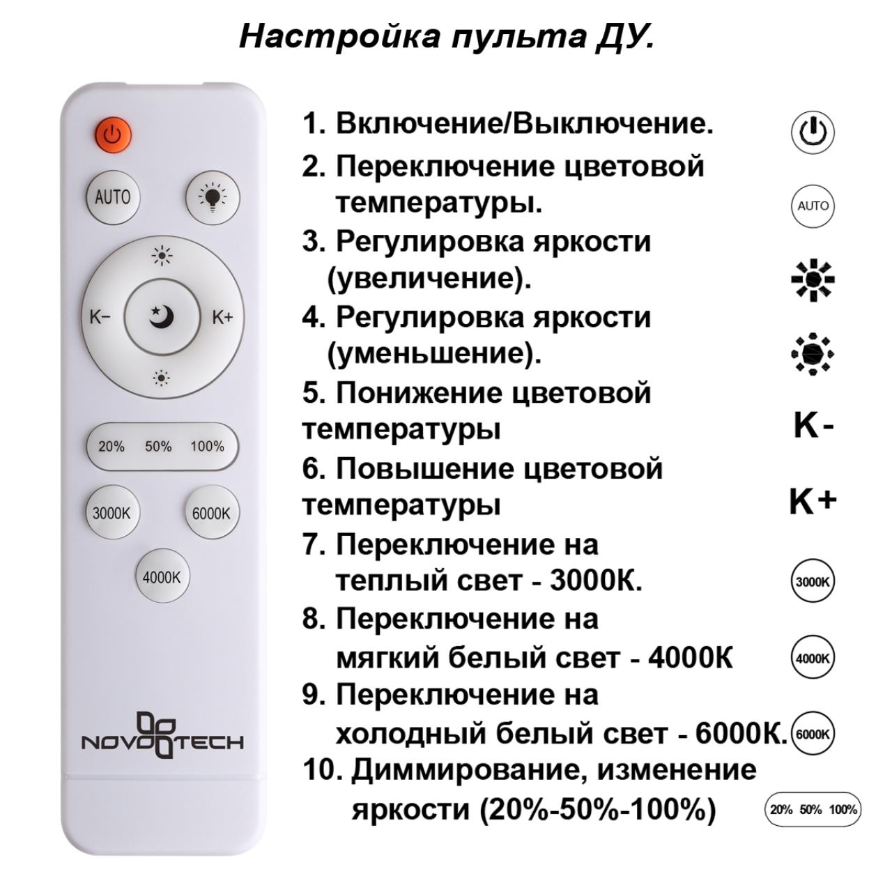 Потолочная люстра Novotech Calm 358931 в Санкт-Петербурге