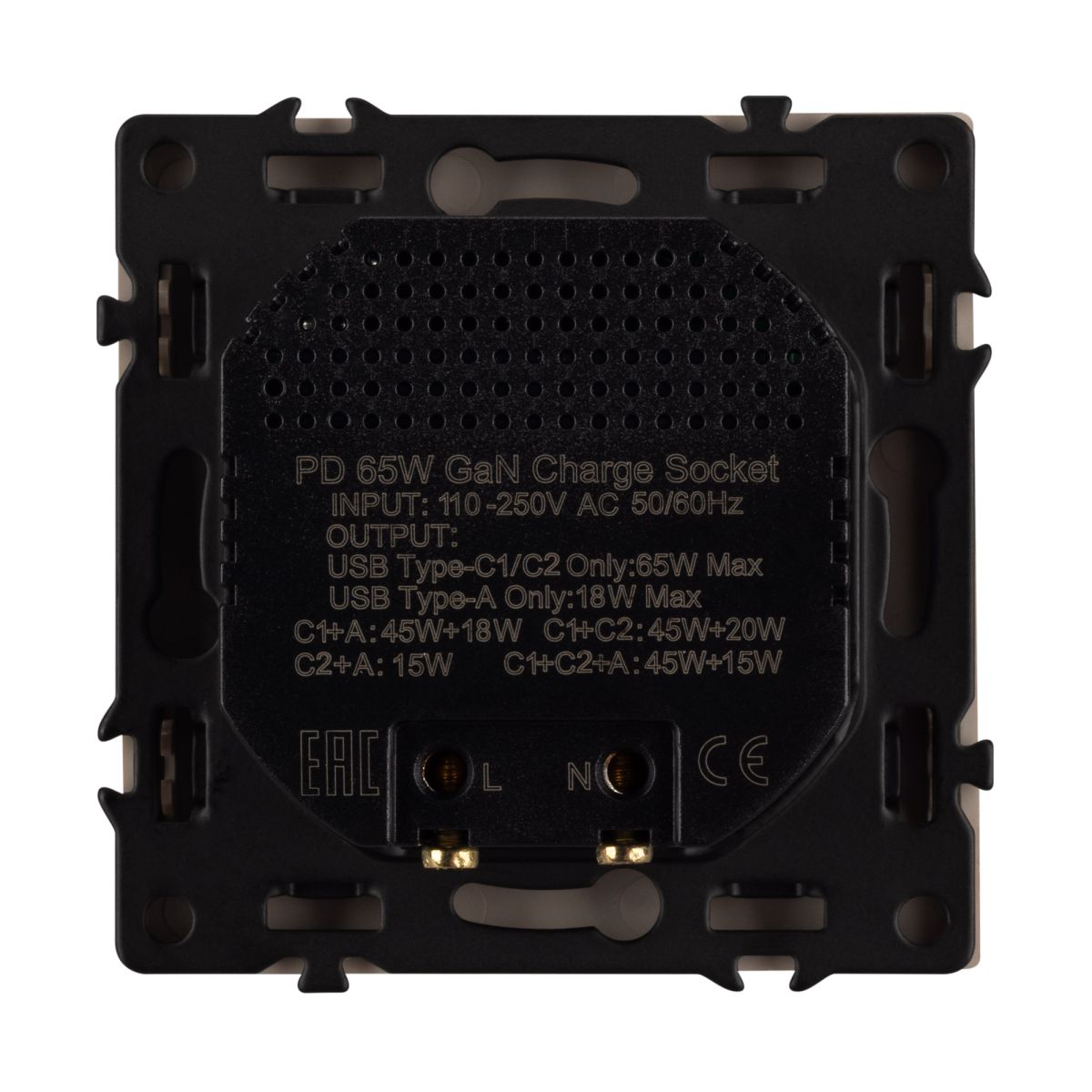 USB Розетка тип А+С+С софт-тач кашемир Arlight SCT-MUACC-SFPL-FC-CA (65W, QC3) 061835(1) в Санкт-Петербурге