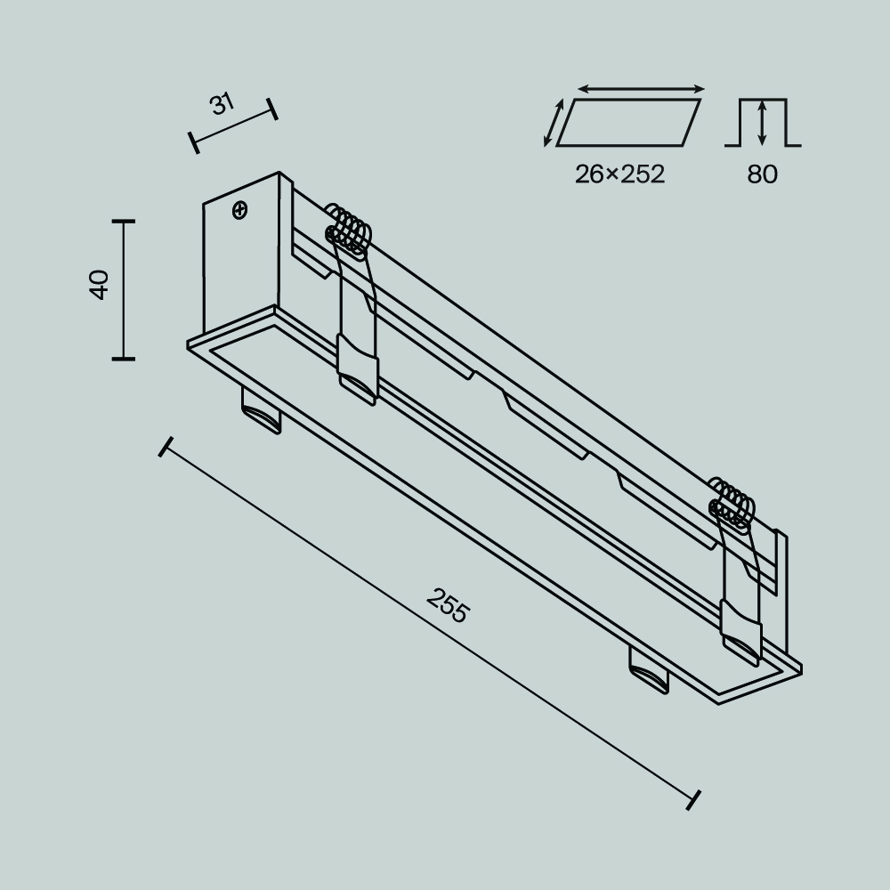 Встраиваемый светильник Maytoni Basis DL066-20W3-6K-W в Санкт-Петербурге