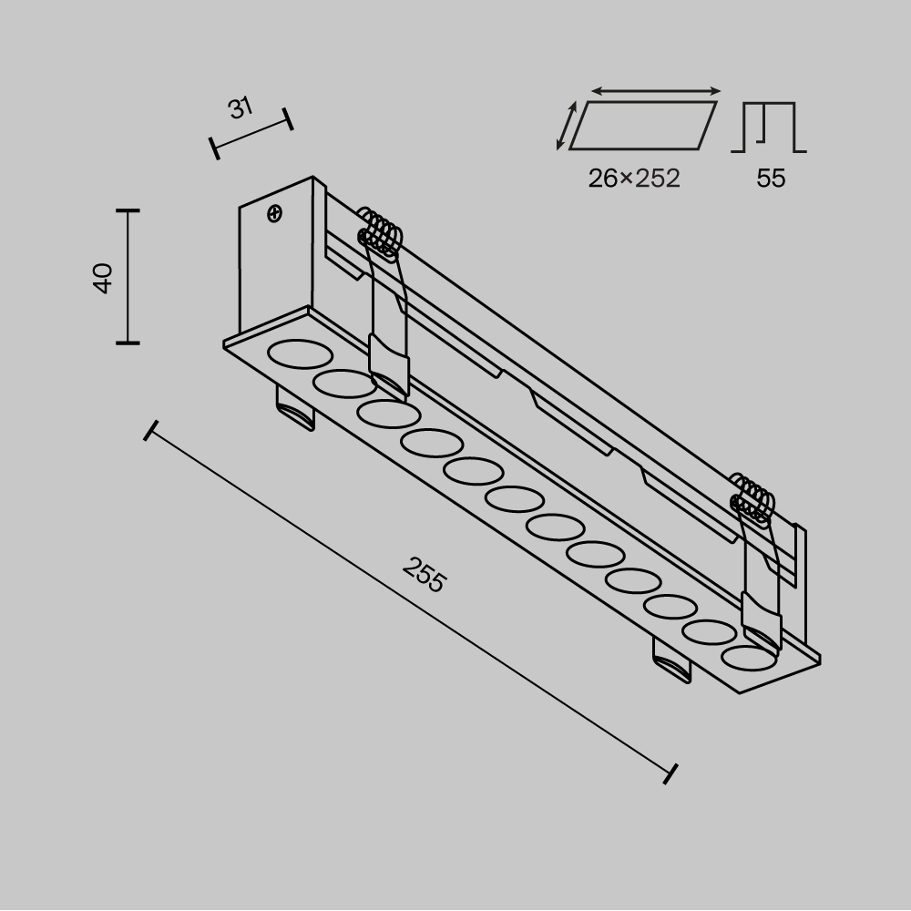 Встраиваемый светильник Maytoni Points DL065-20W3-6K-W в #REGION_NAME_DECLINE_PP#