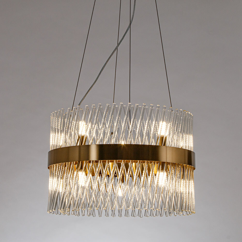 Подвесная люстра Arte Lamp Acapulco A1073LM-10PB в Санкт-Петербурге