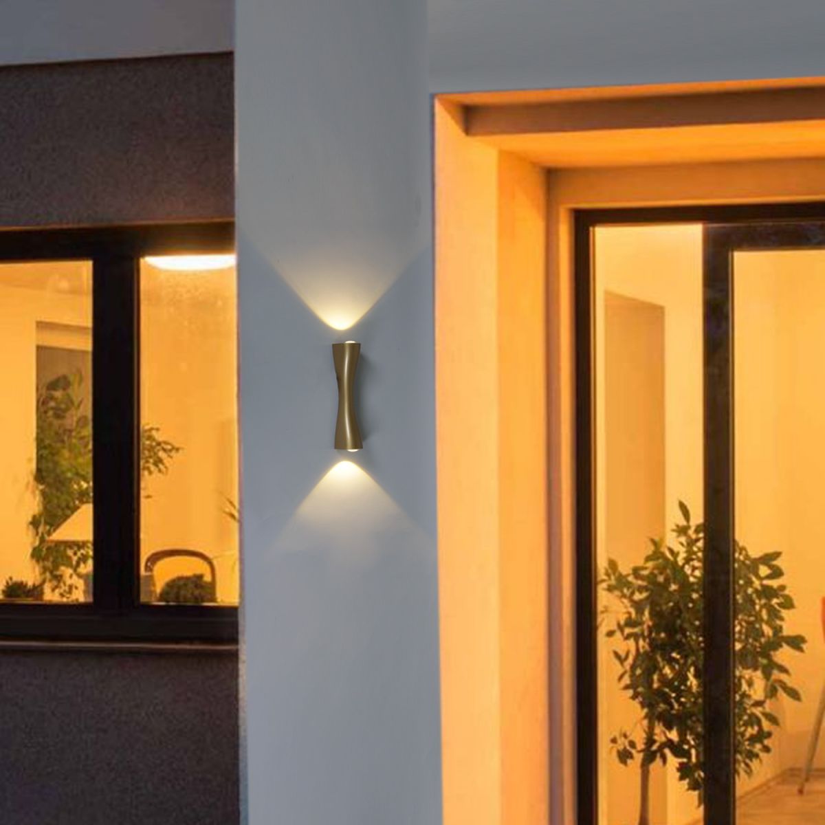 Уличный настенный Reluce 86876-9.2-001JH LED2*3W GD RLOS в #REGION_NAME_DECLINE_PP#